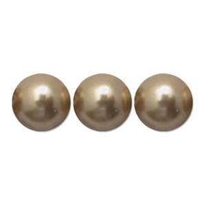 Swarovski Elements Perlen Crystal Pearls 8mm Bright Gold Pearls 50 Stück